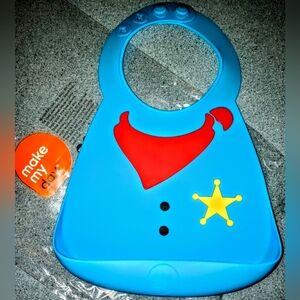 Make My Day Bib -  Blue Sheriff